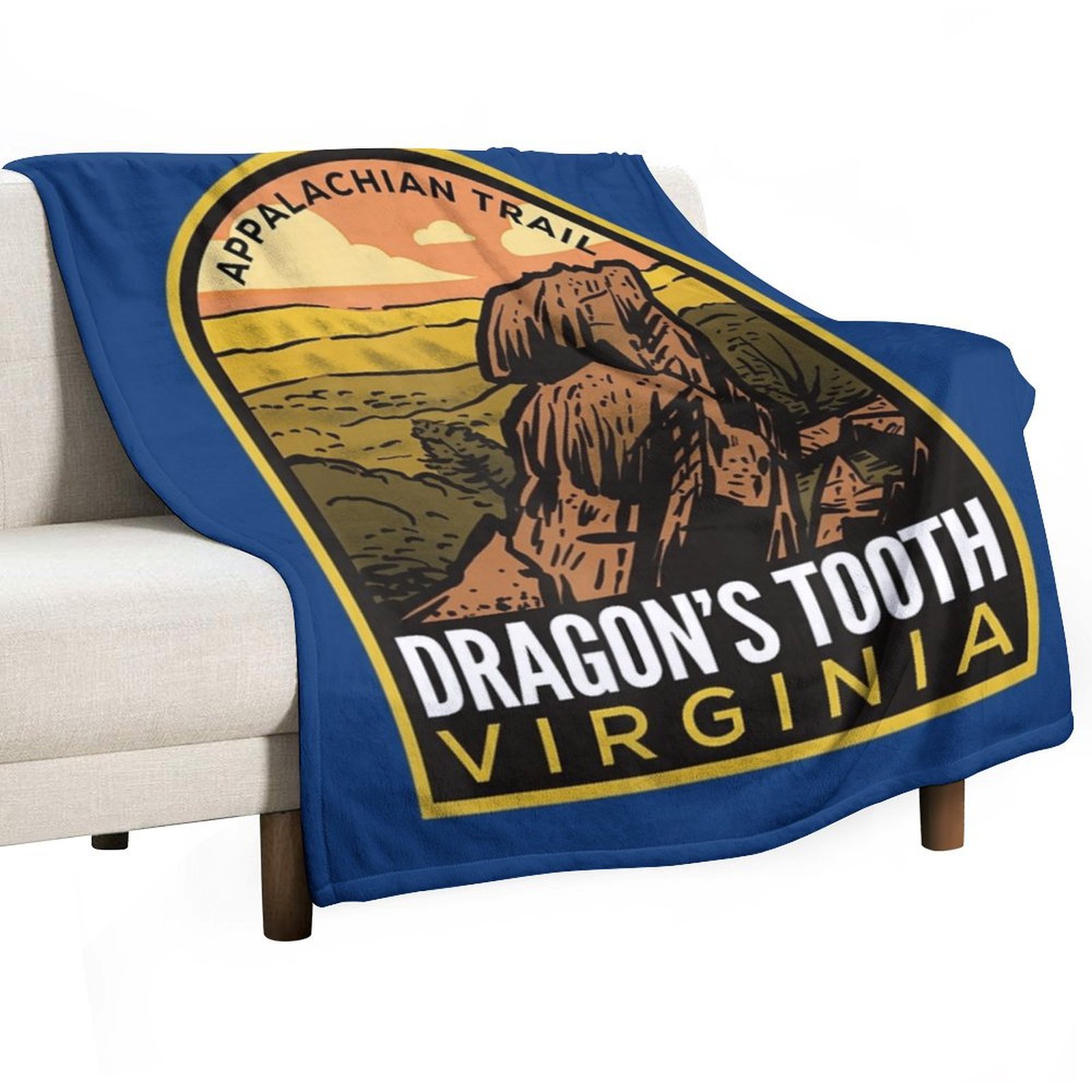 Outdoor Camping Virginia - Dragon's Tooth Virginia Appalachian Trail Throw
