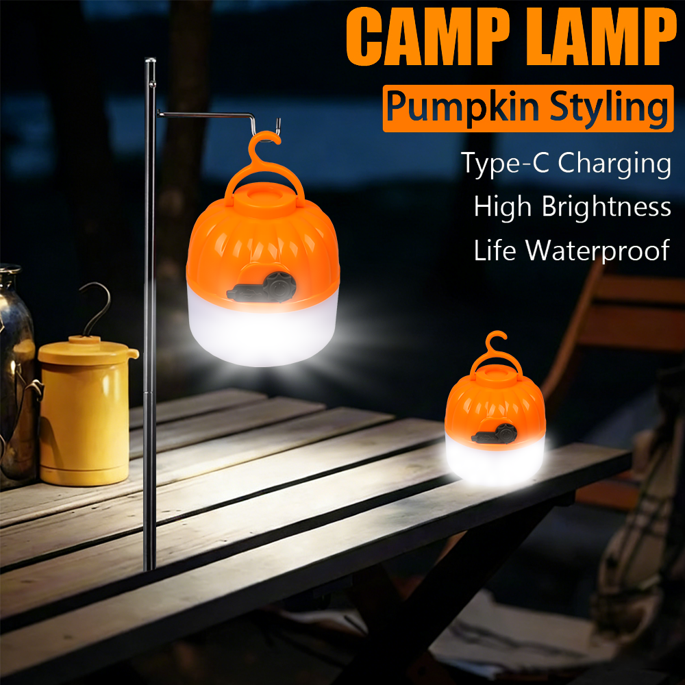 Outdoor Camping Tent - Portable Mini Camping Lamp 4 Lighting