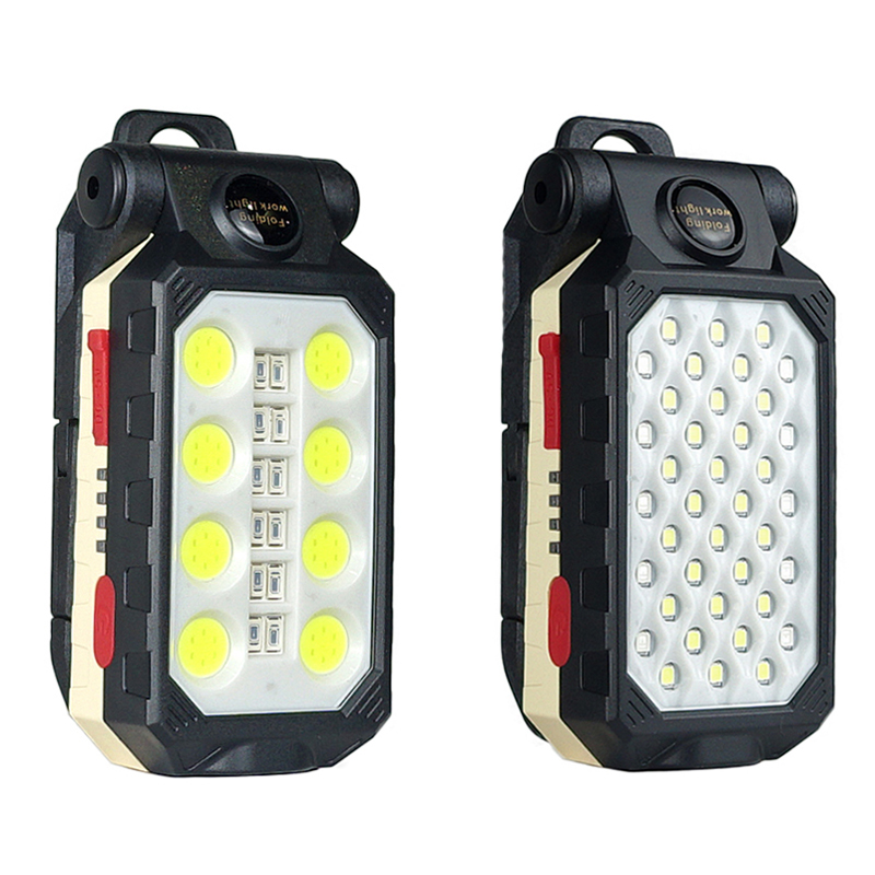 Outdoor Camping Light Portable - USB Rechargeable COB Work Light Portable