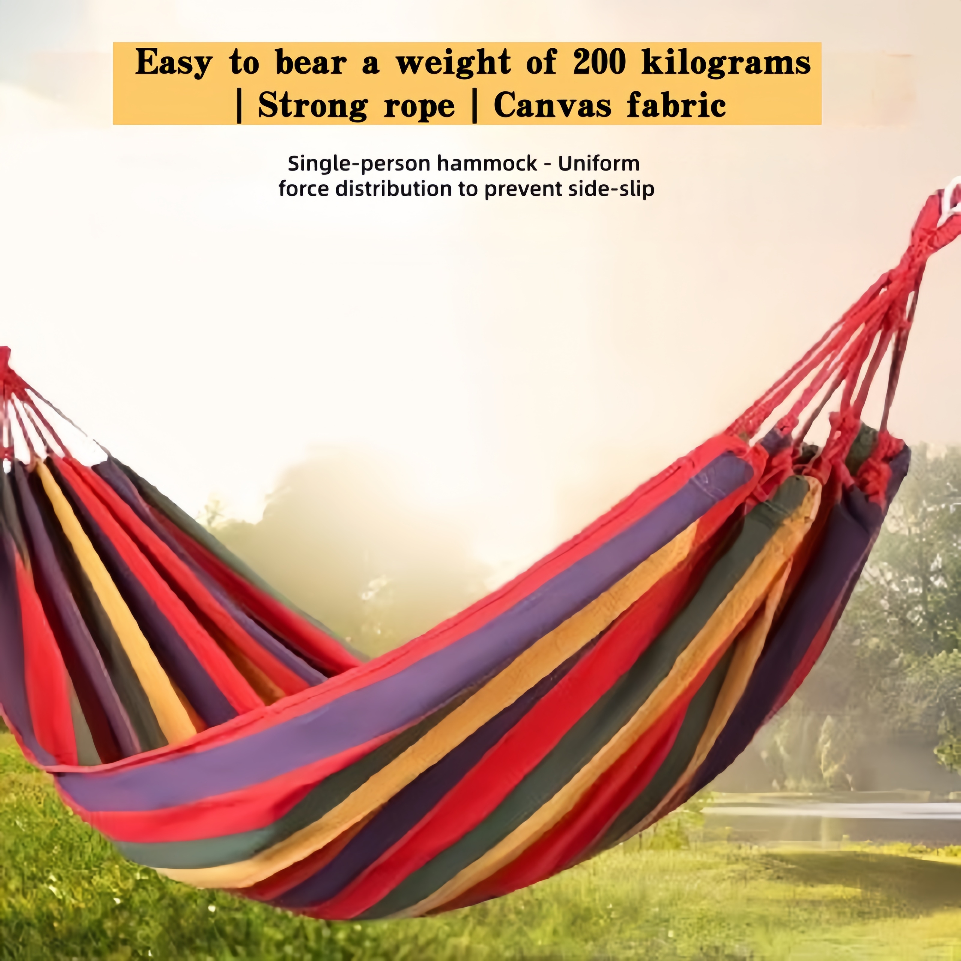 Outdoor Camping Activities For Adults - Adult outdoor swing, thick canvas camping