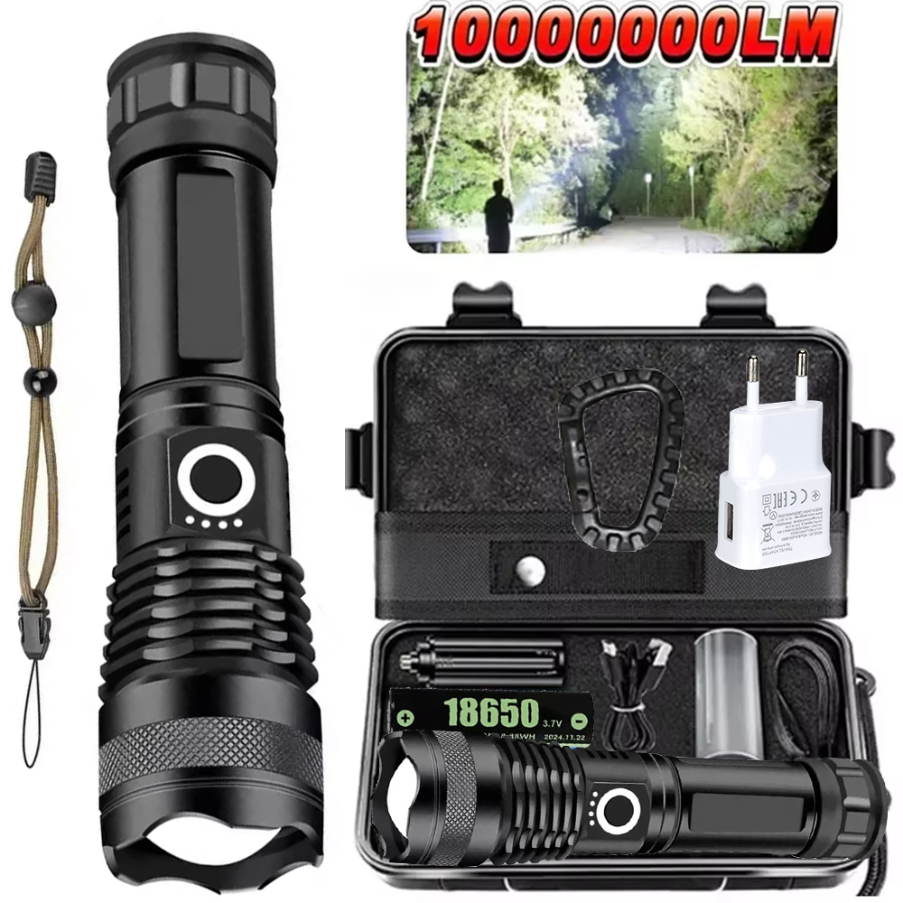 Outdoor Camping Adventure Lamp - High Power LED Flashlight Rechargeable 5