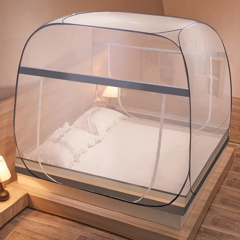 Outdoor Yurt Camping - Mongolian Yurt Double Bed Mosquito Net