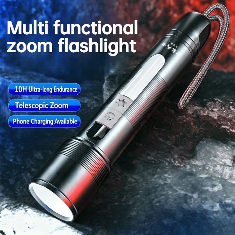 Multi Functional LED Flashligh - Outdoor Camping Light Portable のレビューと価格