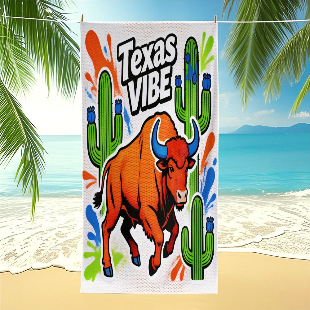 Texas Vibe Pop Art Bull Print  - Outdoor Camping In Texas のレビューと価格