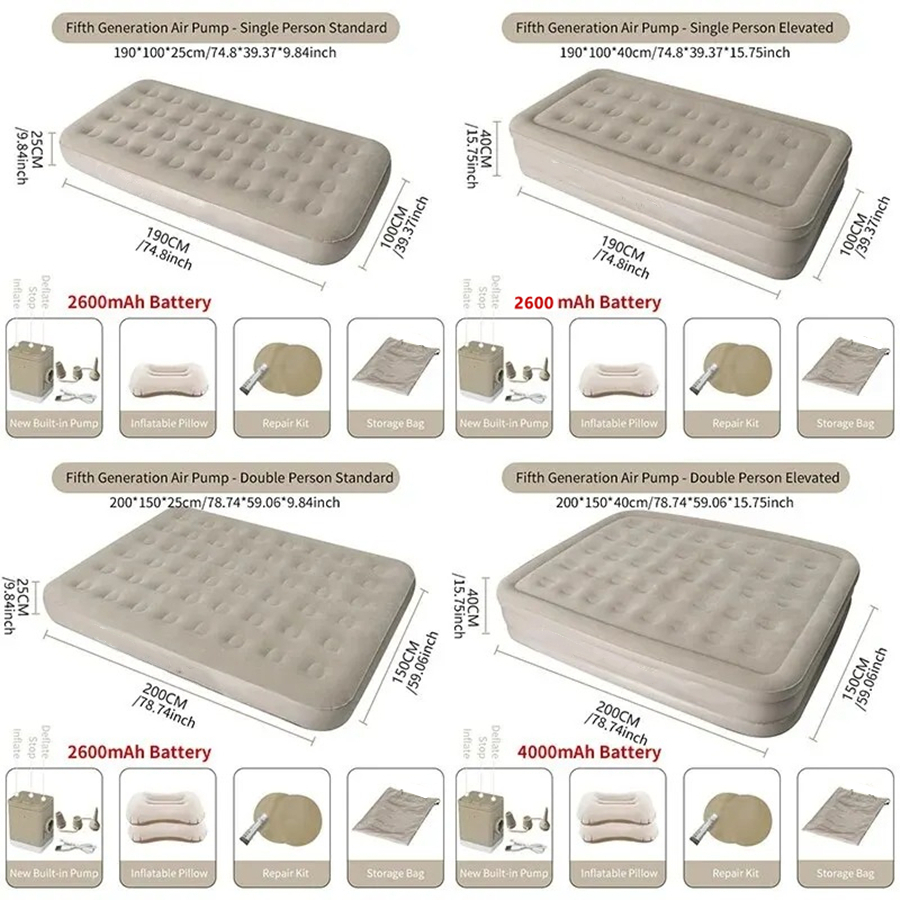Interior Air Mattress Glamping - Outdoor Camping And Glamping のレビューと価格