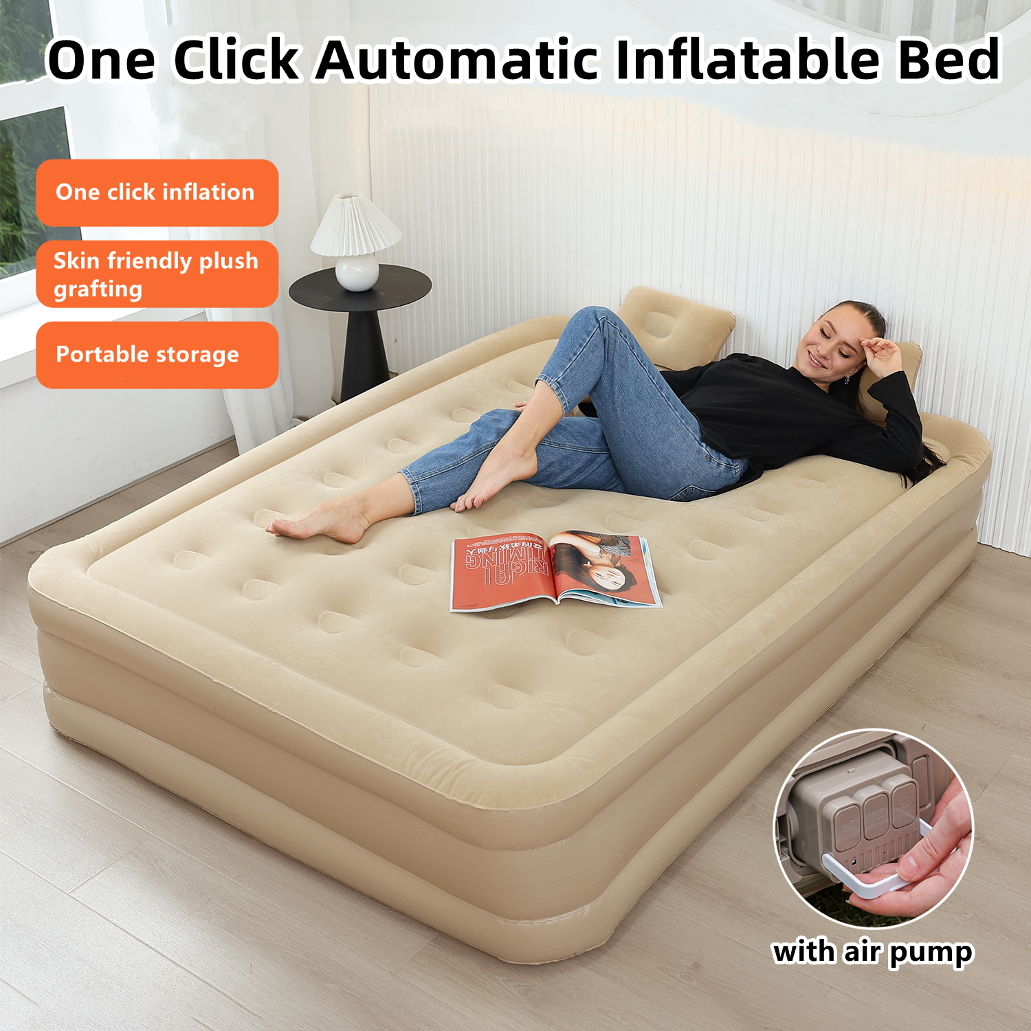 Interior Air Mattress Glamping - Outdoor Camping And Glamping のレビューと価格