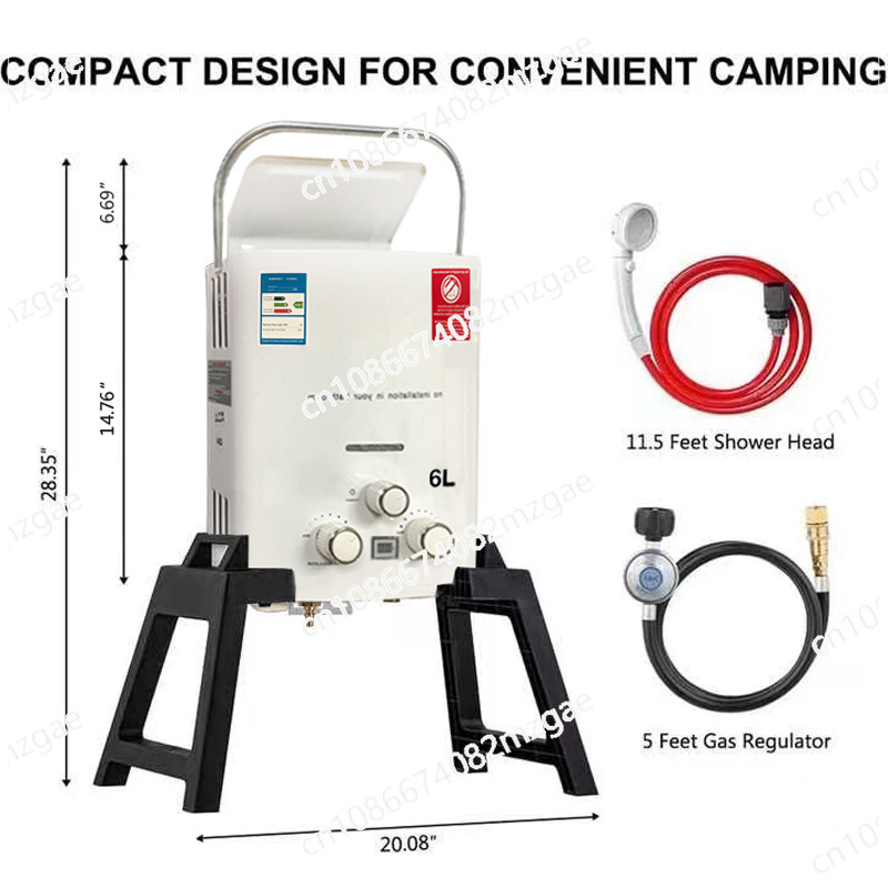 New Tankless Water Heater Outd - Outdoor Camping Hot Water Heater のレビューと価格