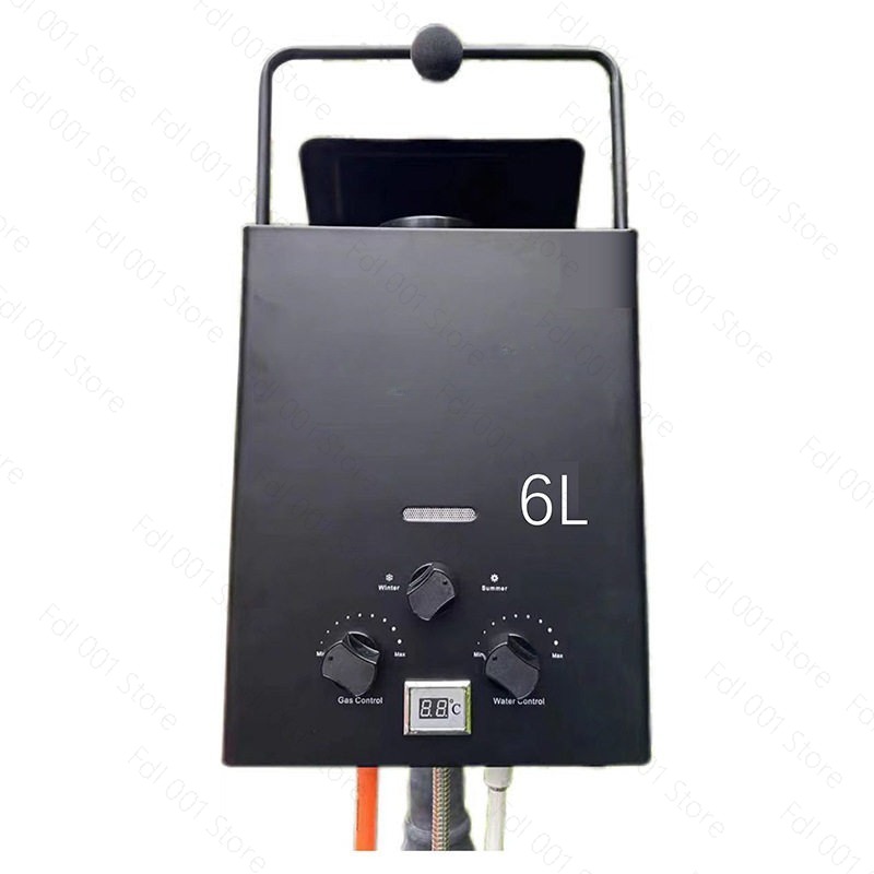 6L Portable Tankless Gas Water - Outdoor Camping Hot Water Heater のレビューと価格