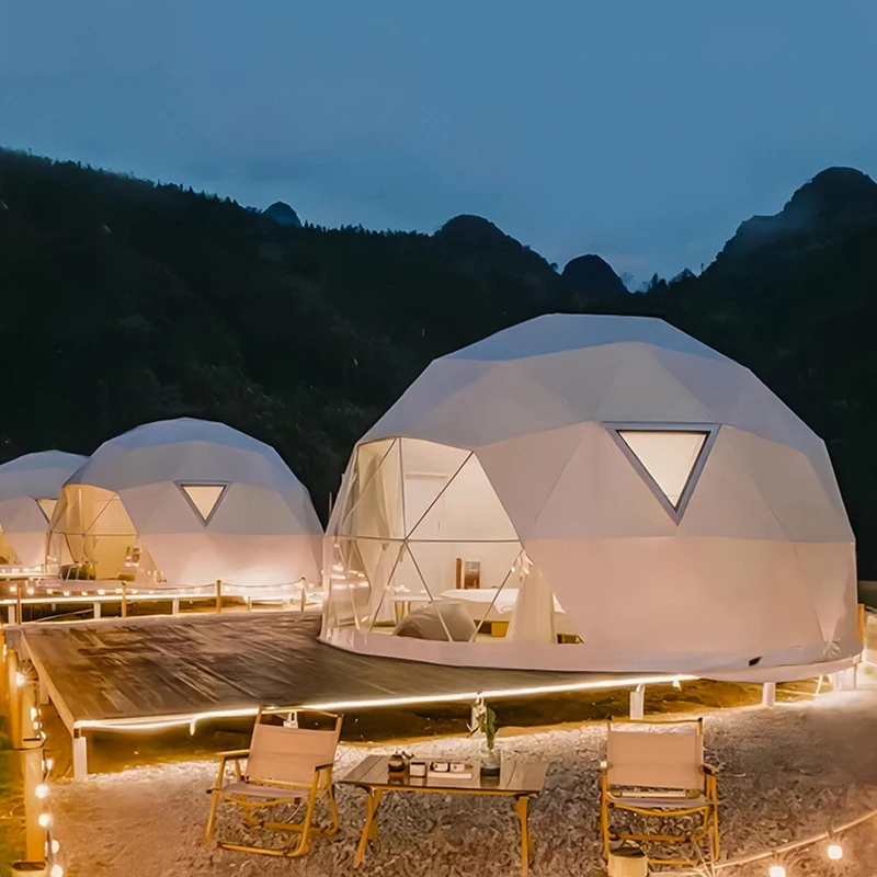 Premium Geodesic Glamping Dome - Outdoor Camping And Glamping のレビューと価格