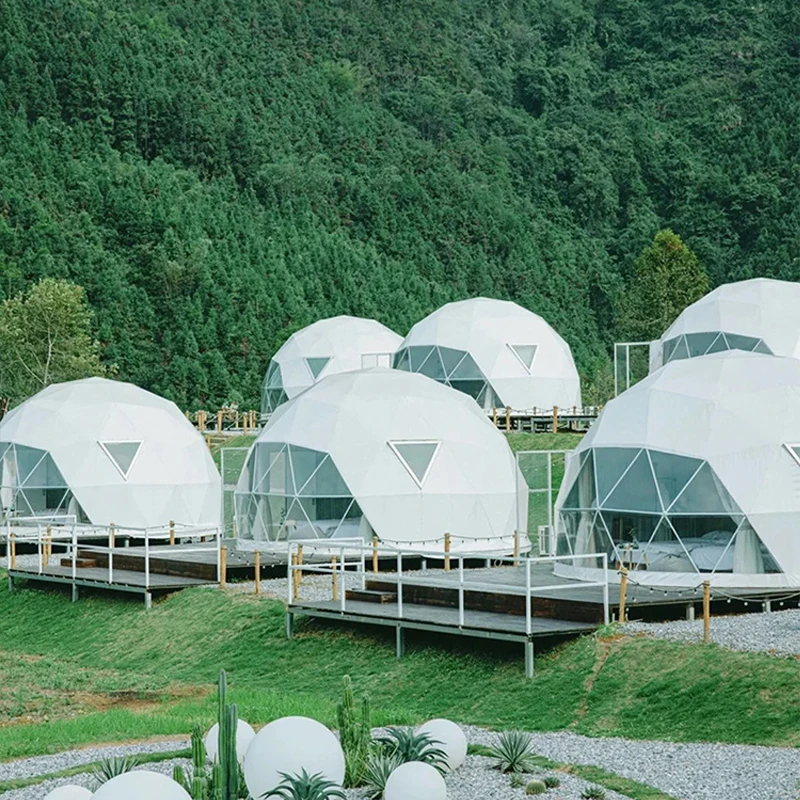 Premium Geodesic Glamping Dome - Outdoor Camping And Glamping のレビューと価格