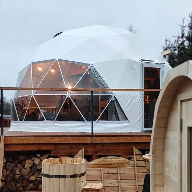 Premium Geodesic Glamping Dome - Outdoor Camping And Glamping のレビューと価格
