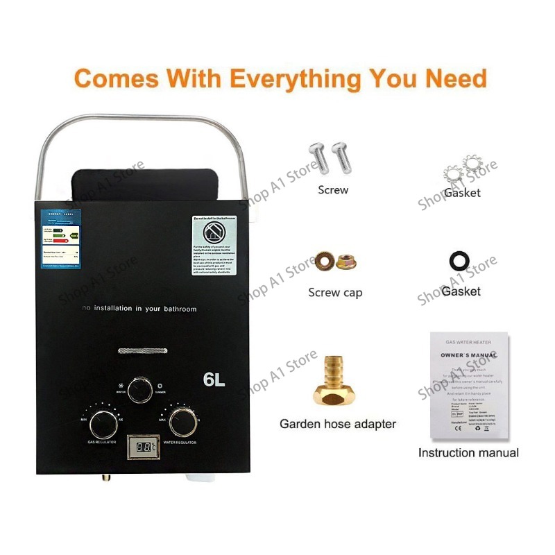 Water Heater 6L Outdoor Campin - Outdoor Camping Hot Water Heater のレビューと価格