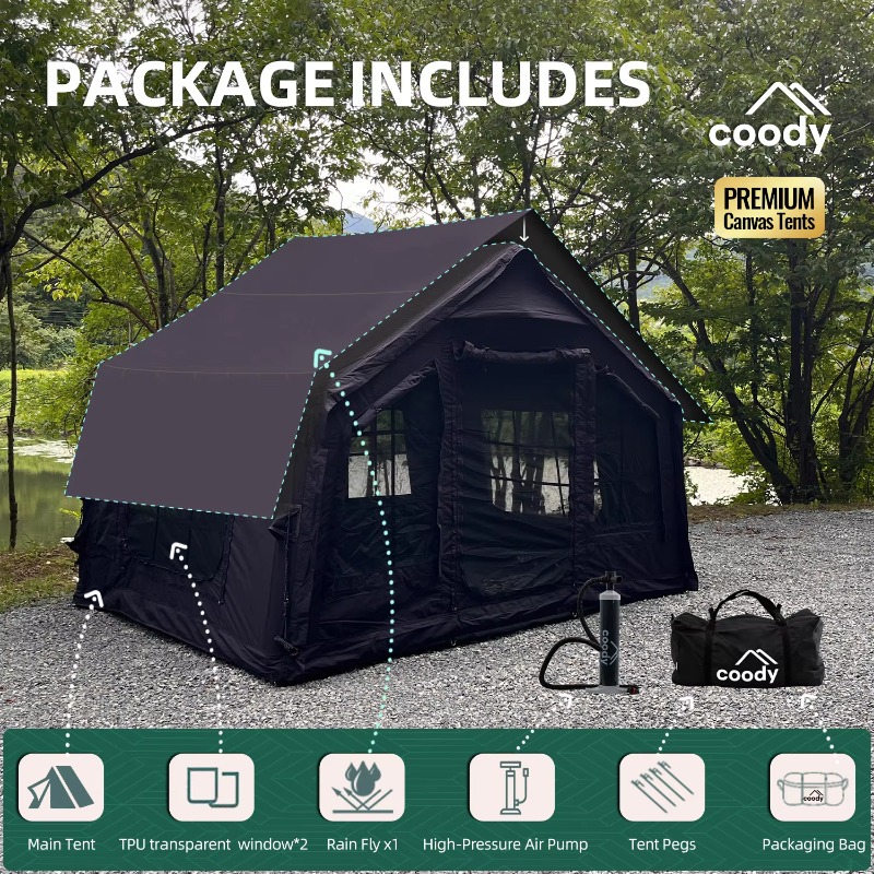 YTYIN Coody 8.0 Inflatable Air - Outdoor Camping And Glamping のレビューと価格