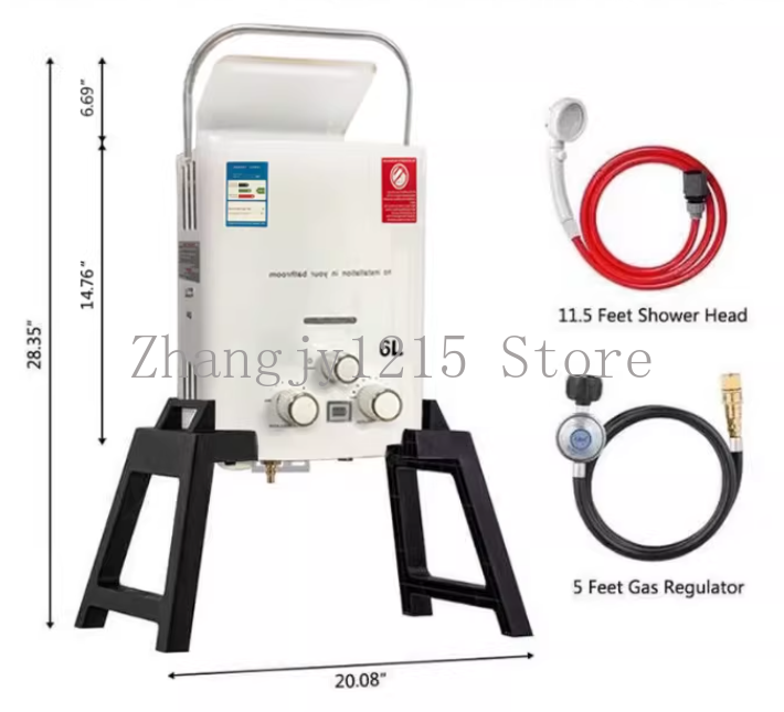 Propane LPG  Gas Tankless Wate - Outdoor Camping Hot Water Heater のレビューと価格