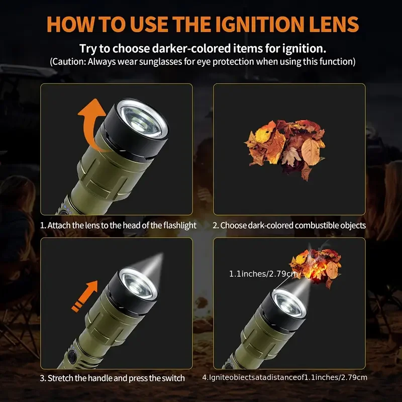 Ultra Powerful Flashlight Conc - Outdoor Camping Adventure Lamp のレビューと価格