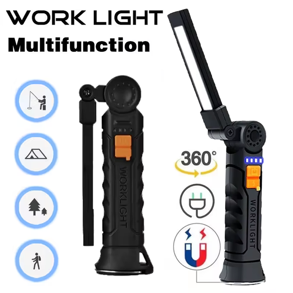 Portable COB LED Flashlight US - Outdoor Camping Light Portable のレビューと価格