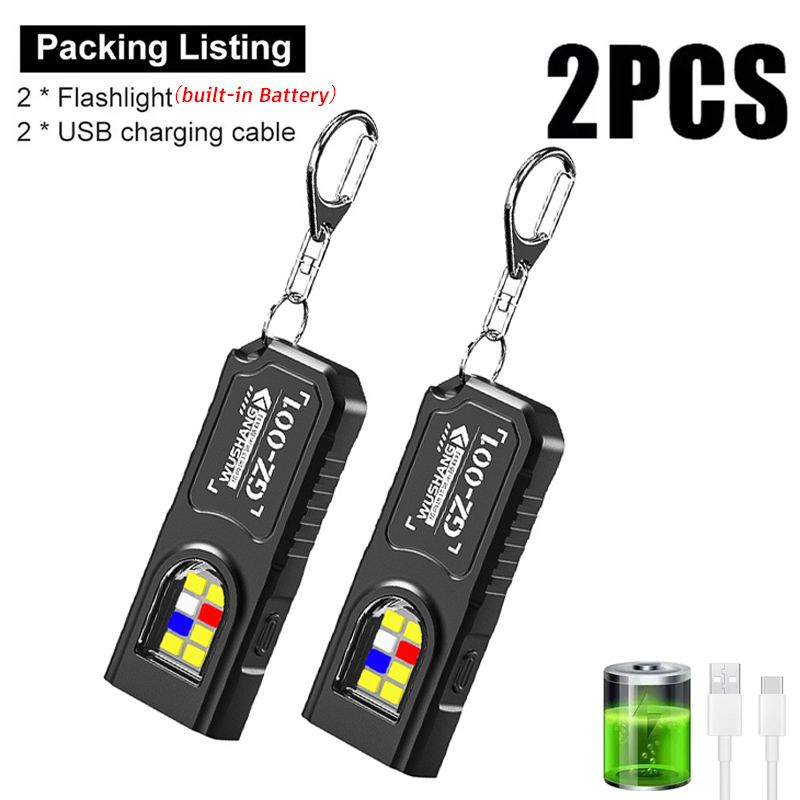 Multifunctional Keychain Flash - Outdoor Camping Adventure Lamp のレビューと価格
