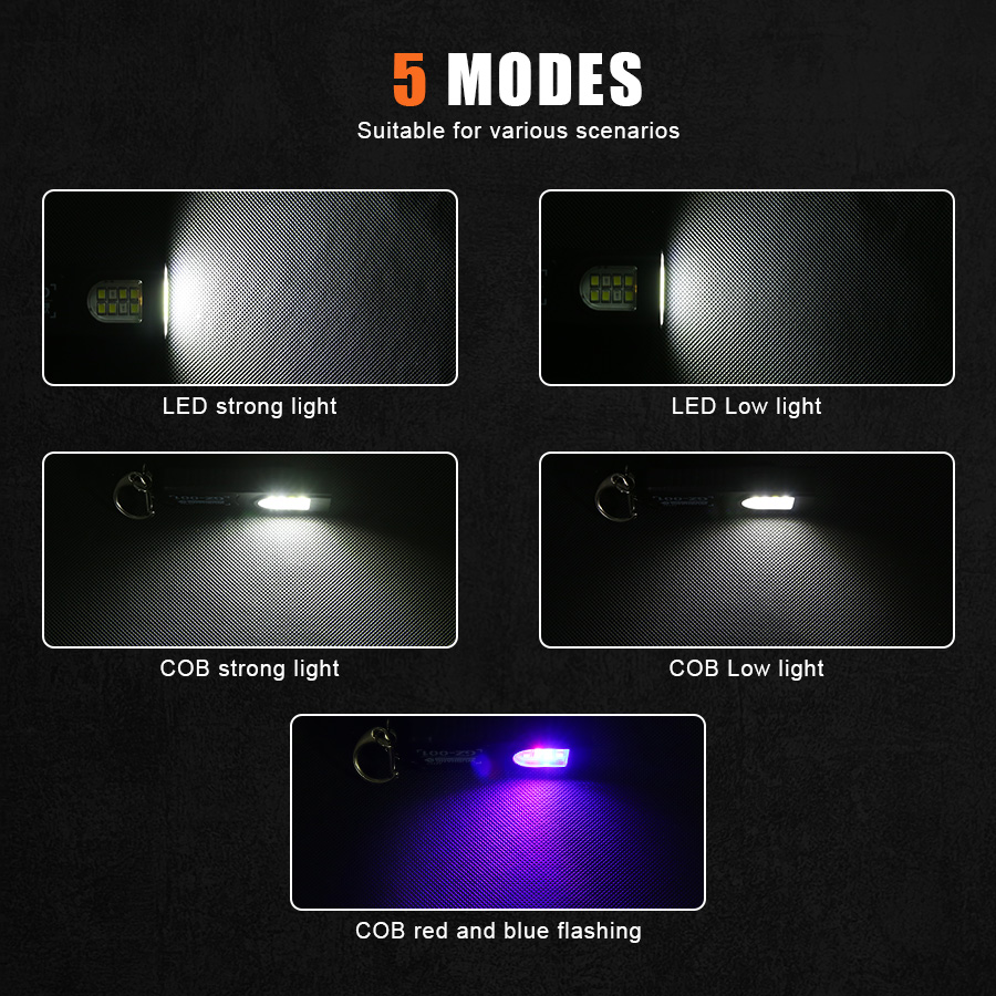Multifunctional Keychain Flash - Outdoor Camping Adventure Lamp のレビューと価格