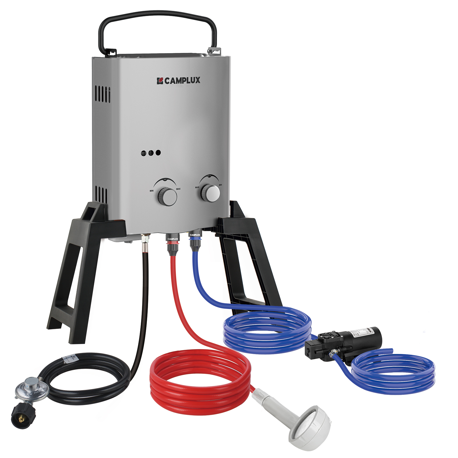 CAMPLUX 1.32GPM Propane Tankle - Outdoor Camping Hot Water Heater のレビューと価格