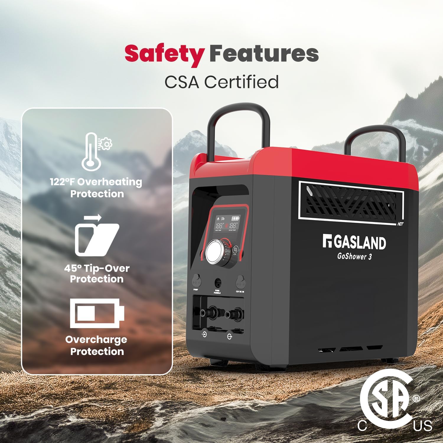 Goshower G3 Pro 1lb Propane Po - Outdoor Camping Hot Water Heater のレビューと価格