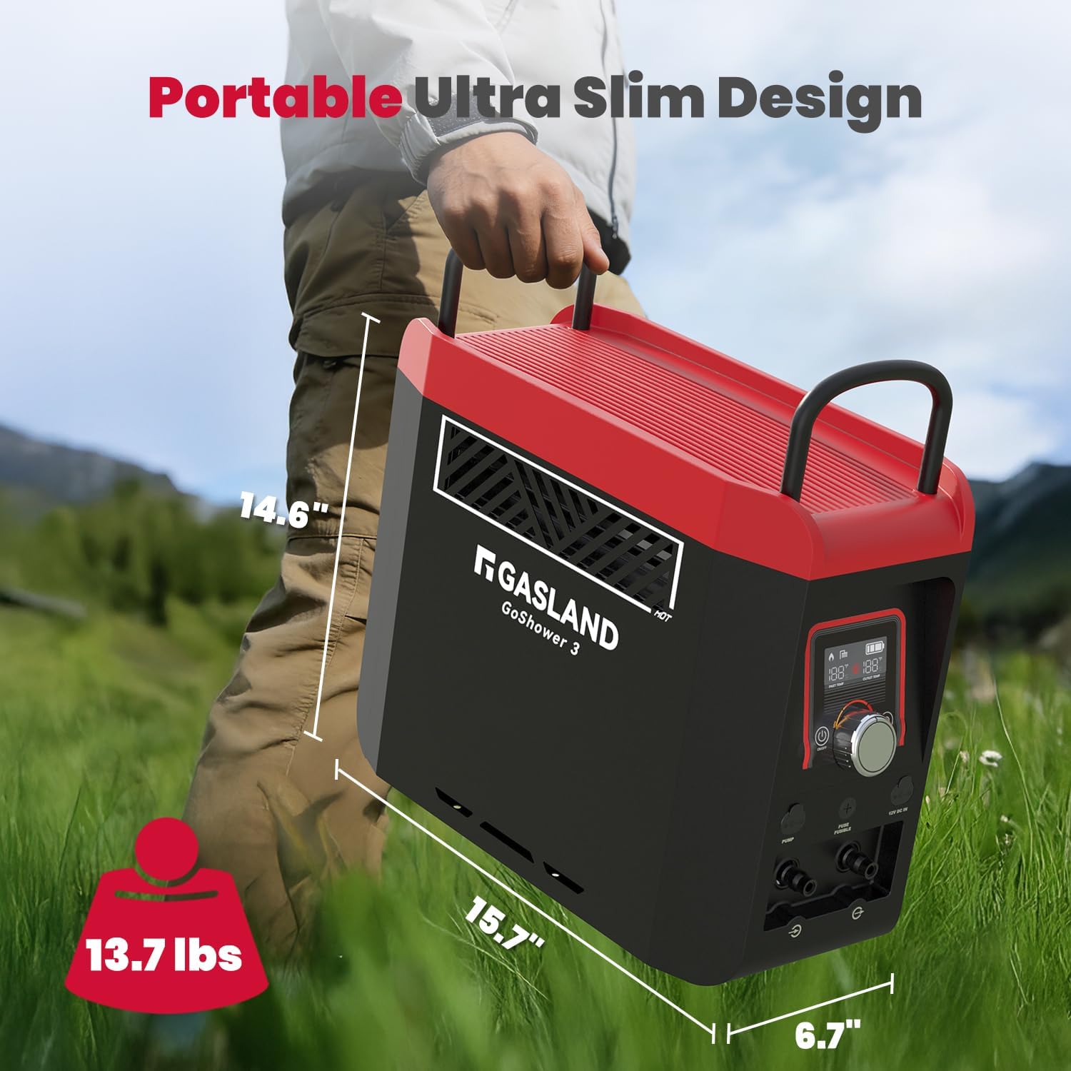 Goshower G3 Pro 1lb Propane Po - Outdoor Camping Hot Water Heater のレビューと価格