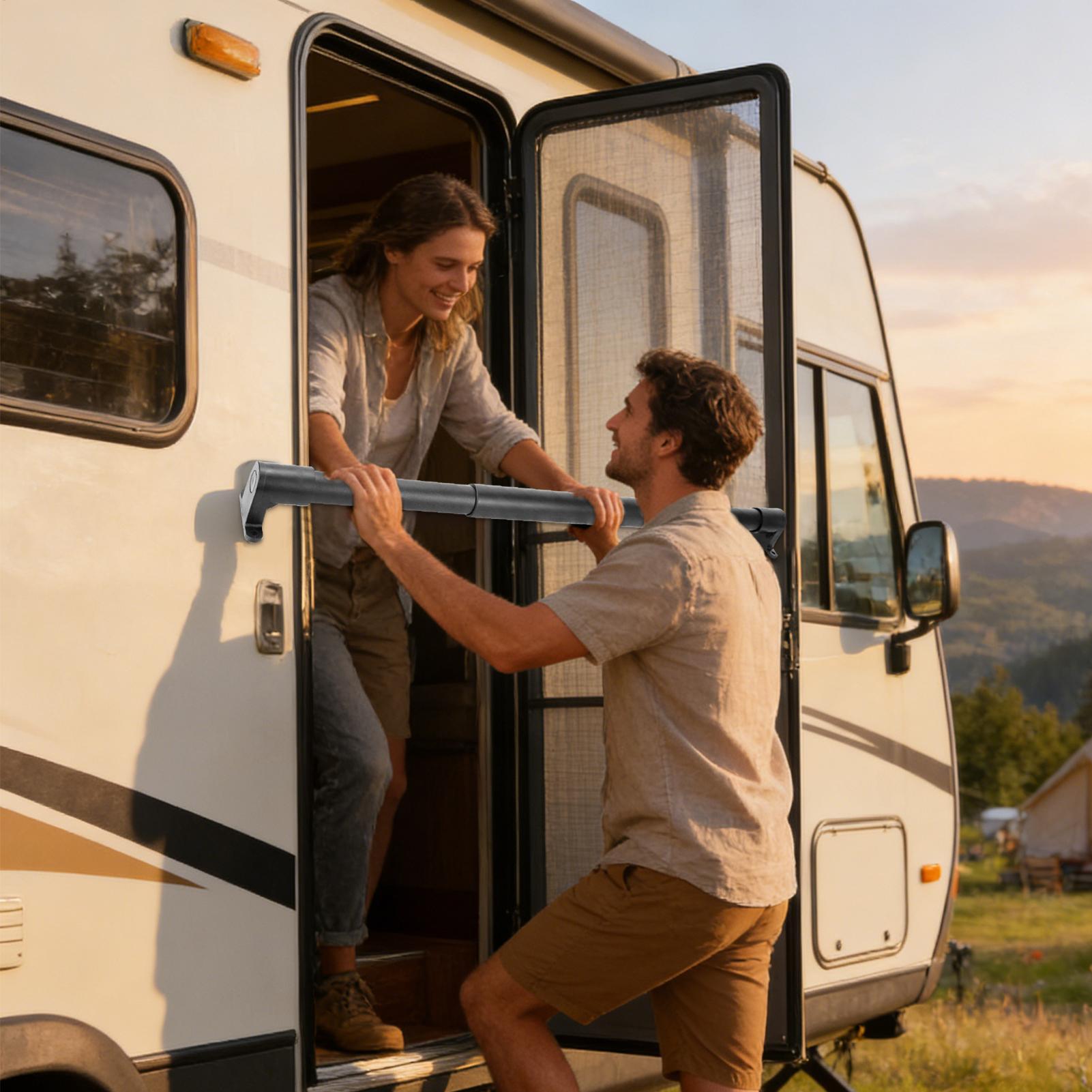 RV Screen Door Bar Adjustable  - Outdoor Camping Rental のレビューと価格