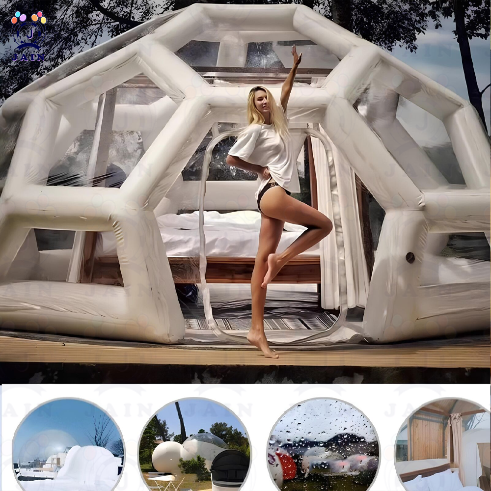 Inflatable Dome Tent with Pump - Outdoor Camping Rental のレビューと価格