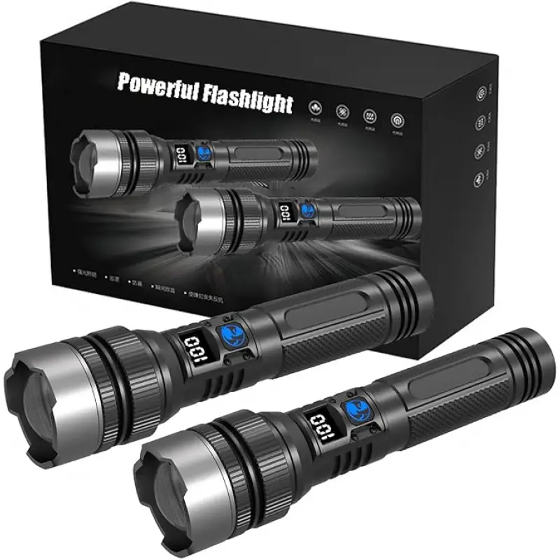 Ultra-Bright Rechargeable Flas - Outdoor Camping Adventure Lamp のレビューと価格