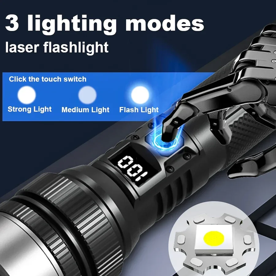 Ultra-Bright Rechargeable Flas - Outdoor Camping Adventure Lamp のレビューと価格