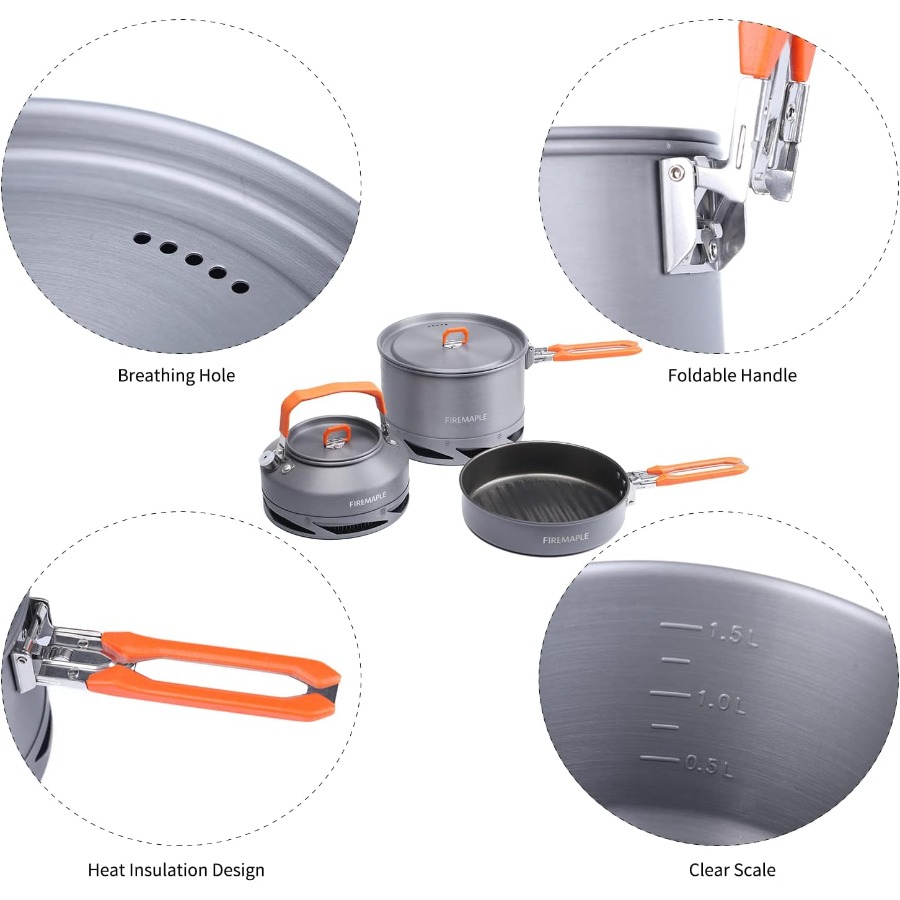 Fire-Maple Feast 4 Piece Campi - Outdoor Camping Kit のレビューと価格