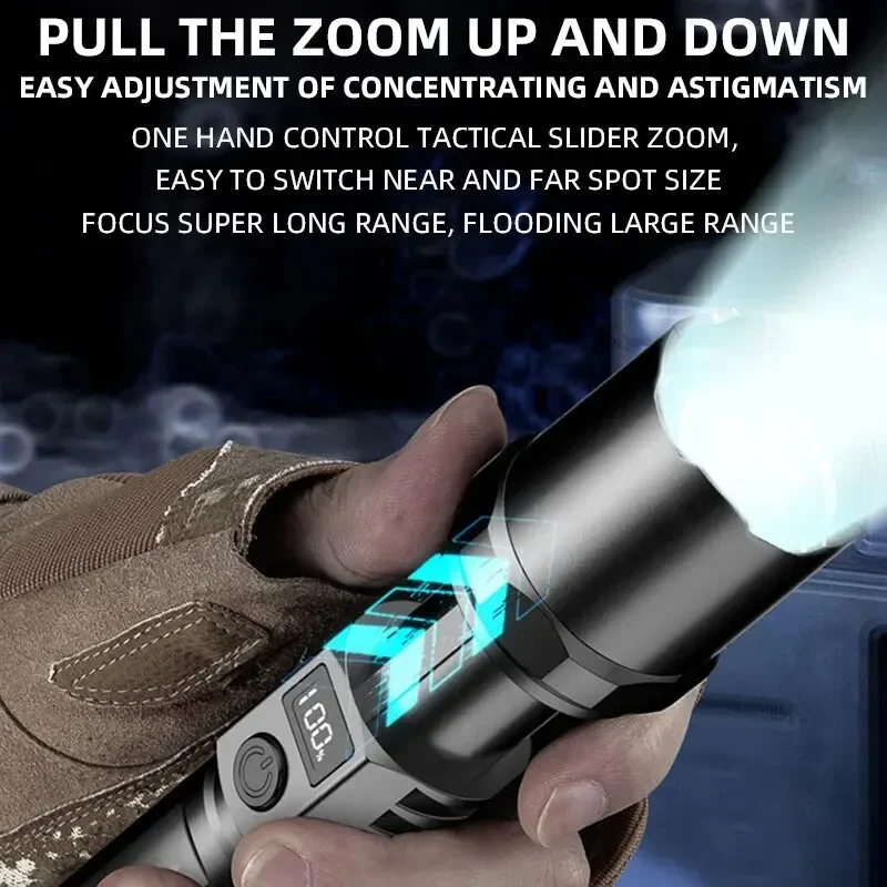 Powerful Led Handheld Flashlig - Outdoor Camping Light Portable のレビューと価格