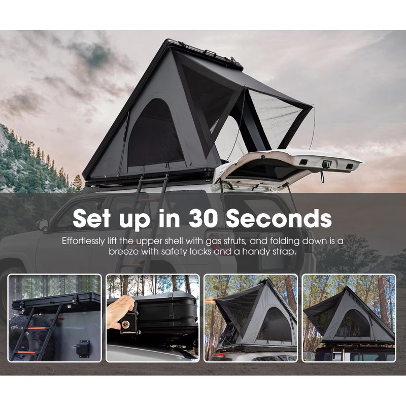 Aluminum Hard Shell Roof Self  - Outdoor Camping And Glamping のレビューと価格