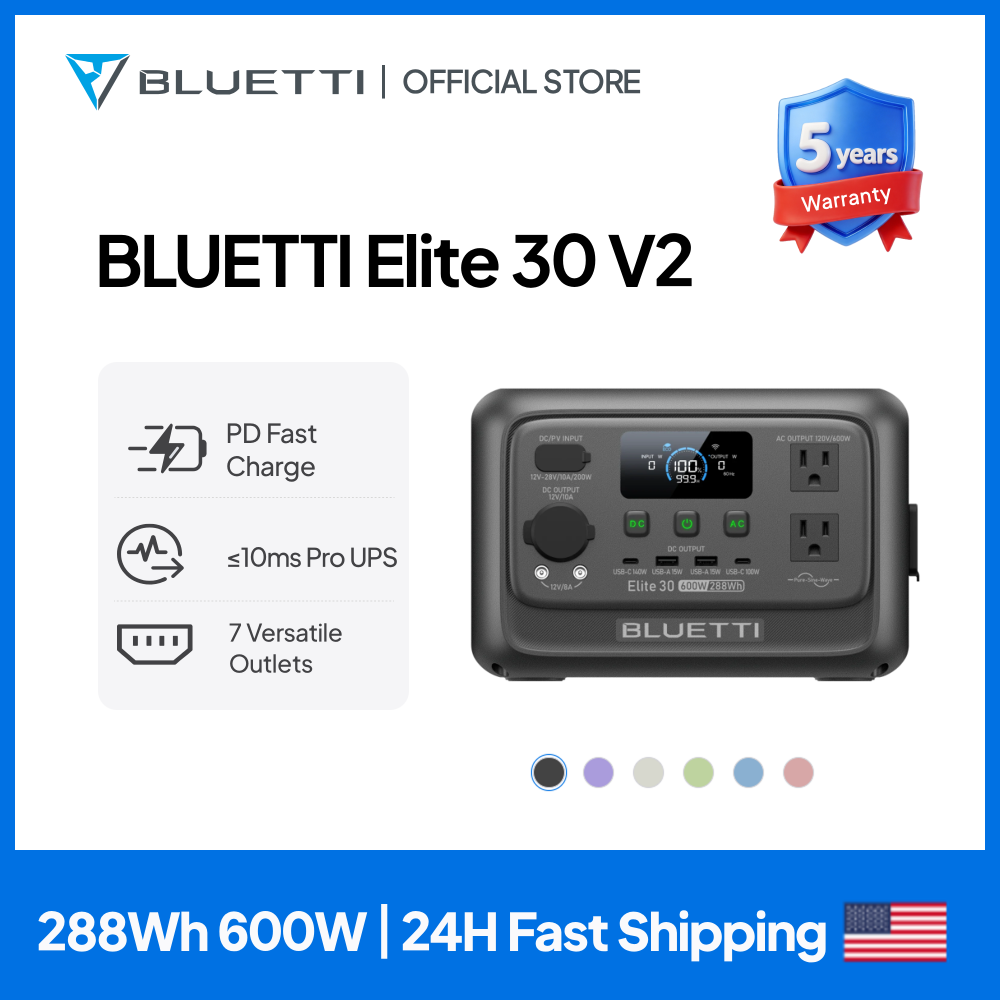 【Renew】BLUETTI Elite 30 V2 Por - Outdoor Camping Kit のレビューと価格