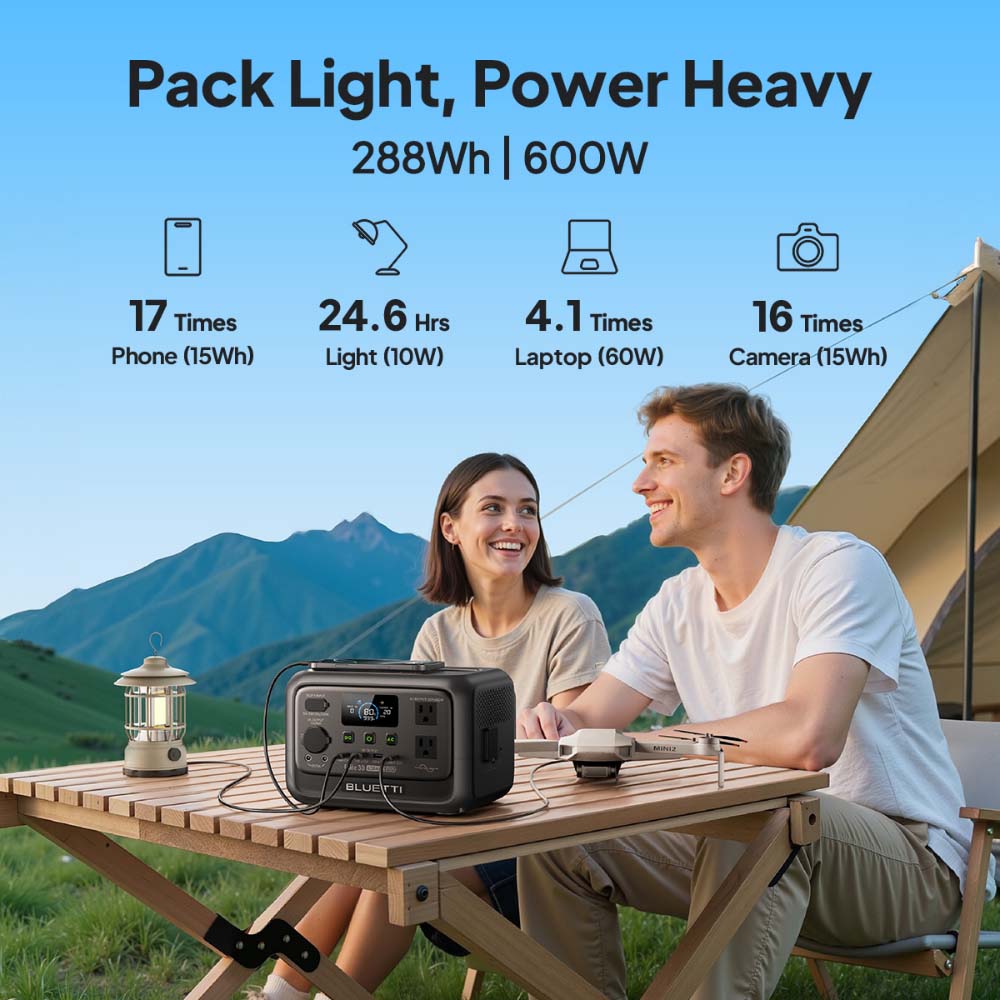【Renew】BLUETTI Elite 30 V2 Por - Outdoor Camping Kit のレビューと価格