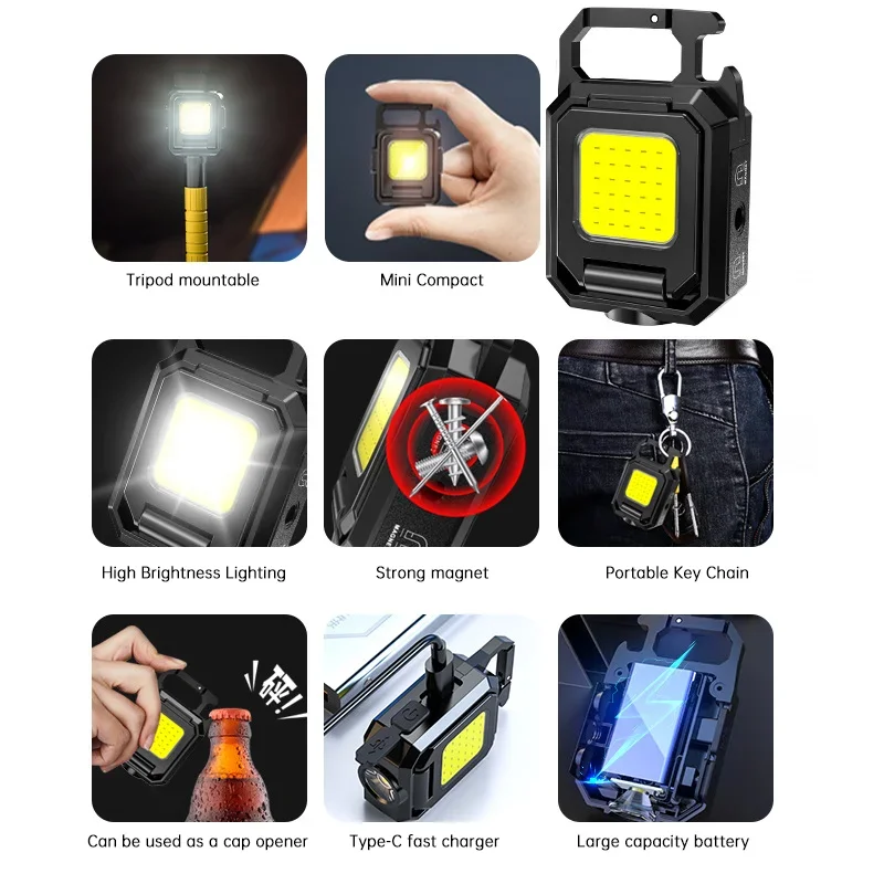 Mini Flashlight Keychain Light - Outdoor Camping Light Portable のレビューと価格