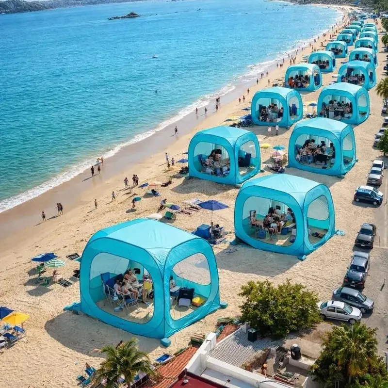 Beach Cabana Tent Quick Set up - Outdoor Camping Rental のレビューと価格