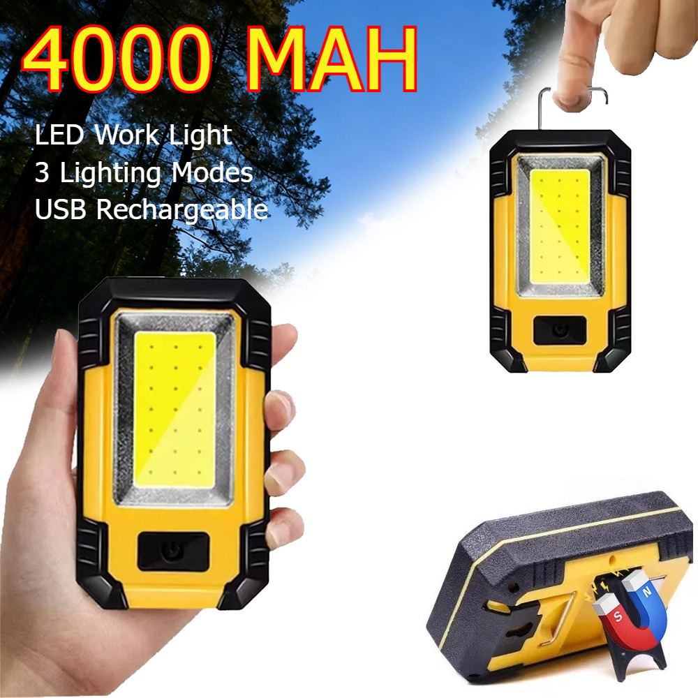 Rechargeable 4000MaH Work Ligh - Outdoor Camping Light Portable のレビューと価格