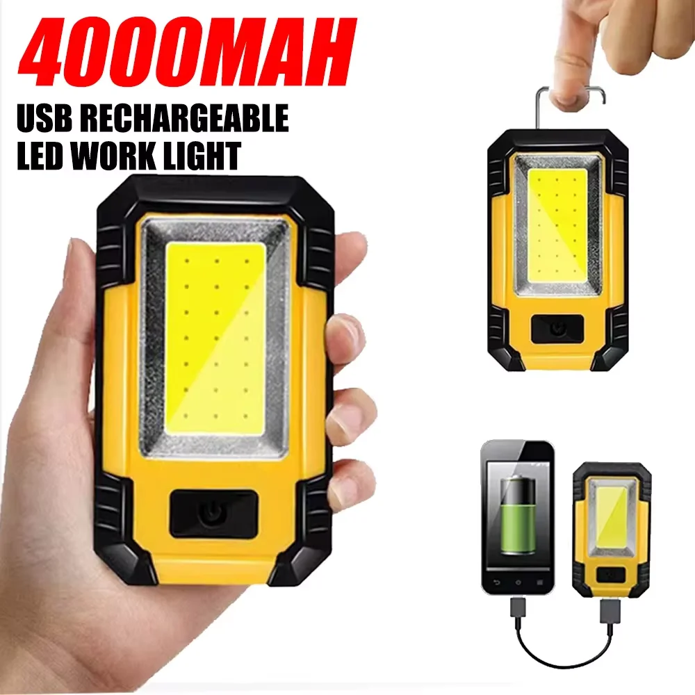Rechargeable 4000MaH Work Ligh - Outdoor Camping Light Portable のレビューと価格