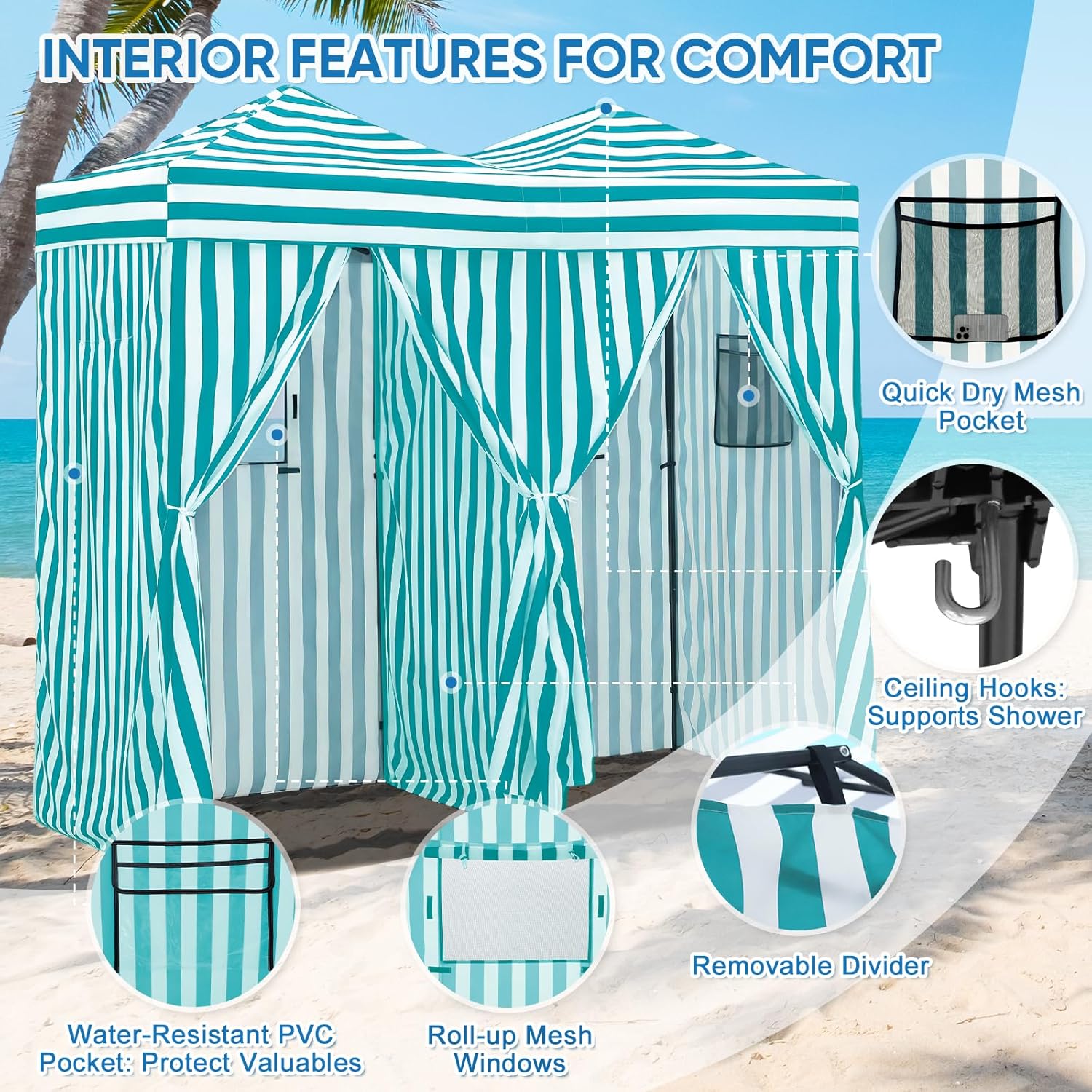 Outdoor Portable 2-Room Pop Ch - Outdoor Camping Tent のレビューと価格