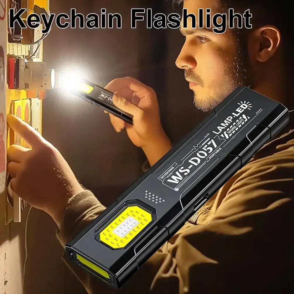 Powerful Mini COB Keychain Fla - Outdoor Camping Adventure Lamp のレビューと価格