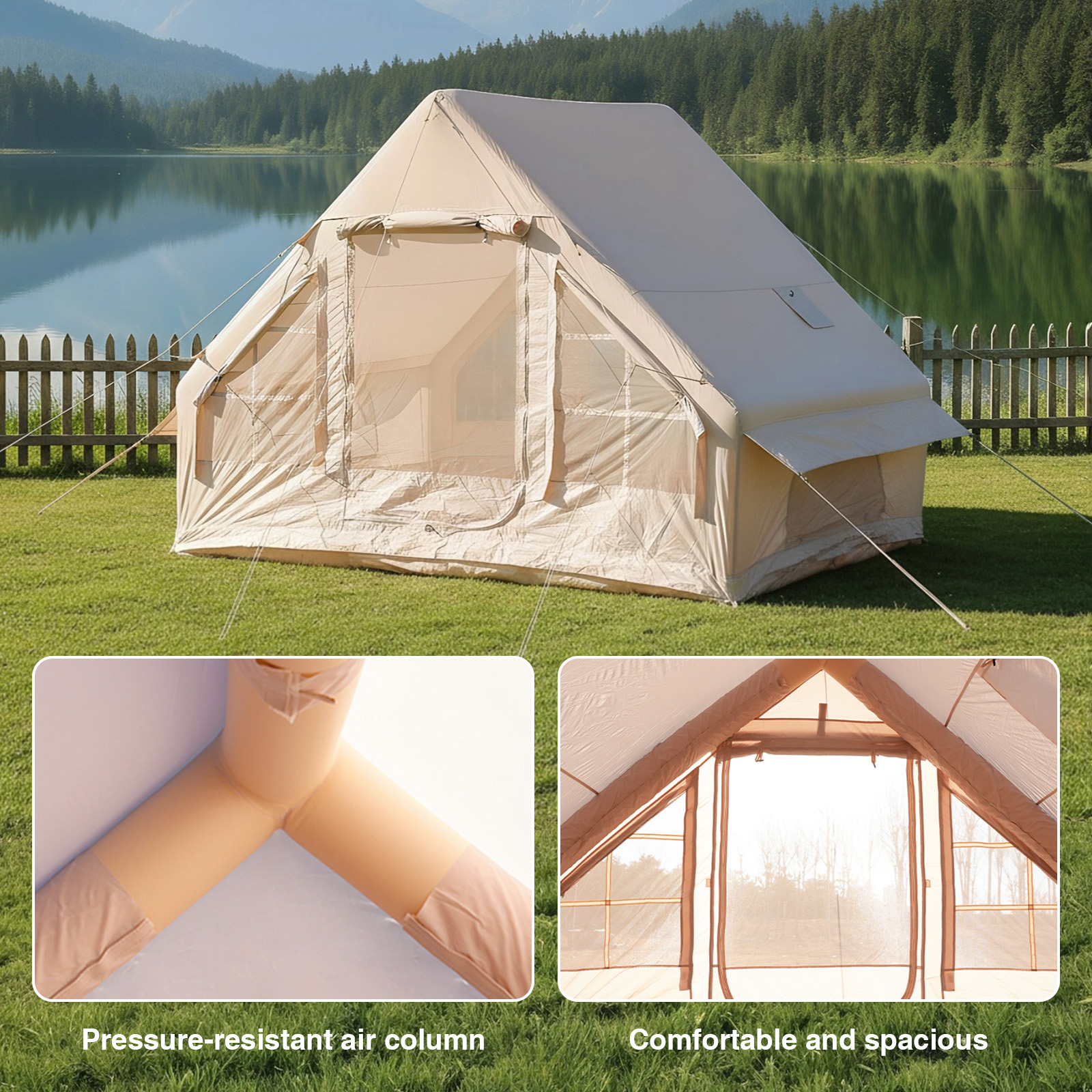 Inflatable Camping Tent Waterp - Outdoor Camping And Glamping のレビューと価格