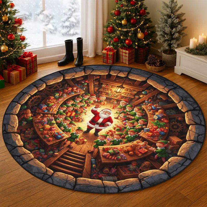 Texas Star Area Rug Round Brow - Outdoor Camping In Texas のレビューと価格