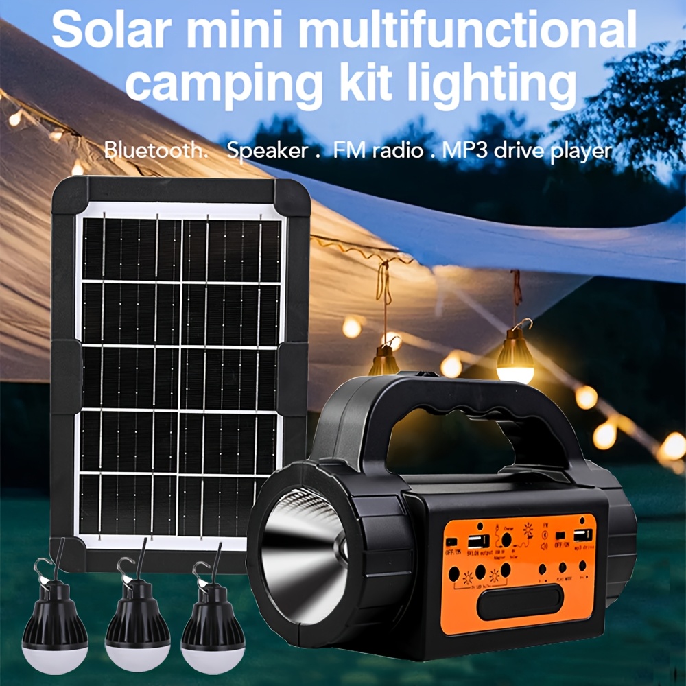 Solar Rechargeable Camping Lig - Outdoor Camping Kit のレビューと価格