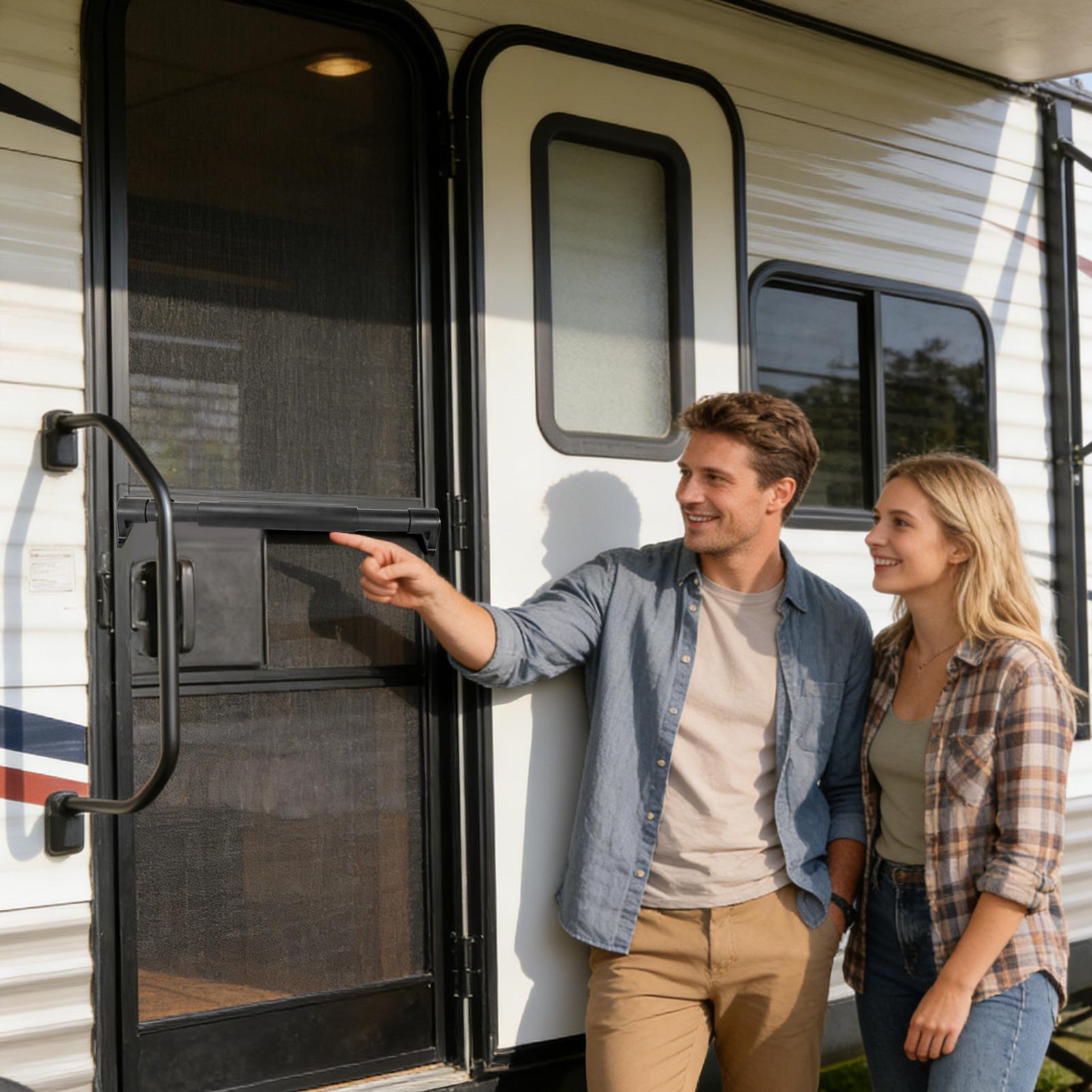 RV Door Handle Adjustable Grab - Outdoor Camping Rental のレビューと価格