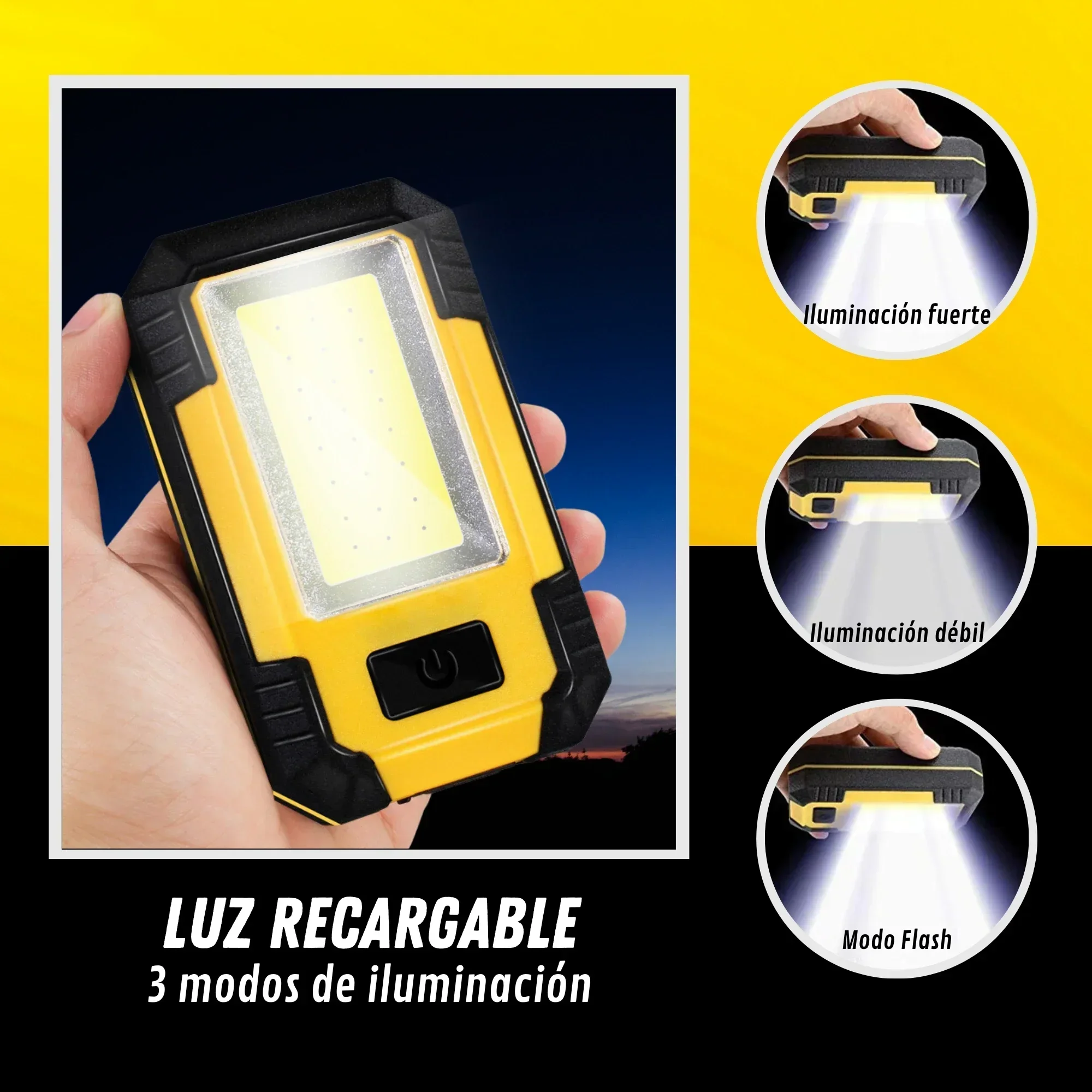 Portable 4000MaH Rechargeable  - Outdoor Camping Light Portable のレビューと価格