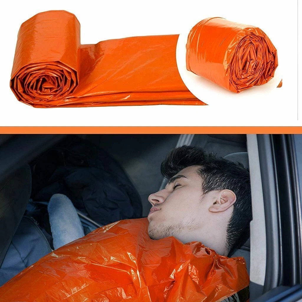 Emergency Sleeping Bag Thermal - Outdoor Camping Activities For Adults のレビューと価格