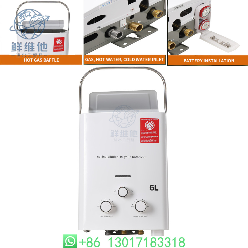 6L 12KW Stainless Steel Instan - Outdoor Camping Hot Water Heater のレビューと価格