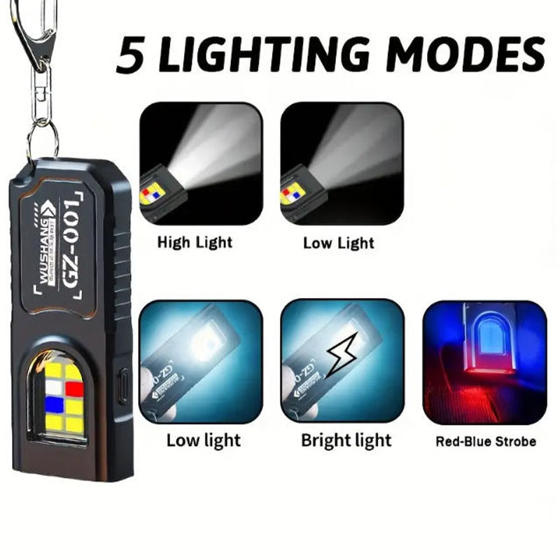 Multifunctional Keychain Flash - Outdoor Camping Adventure Lamp のレビューと価格