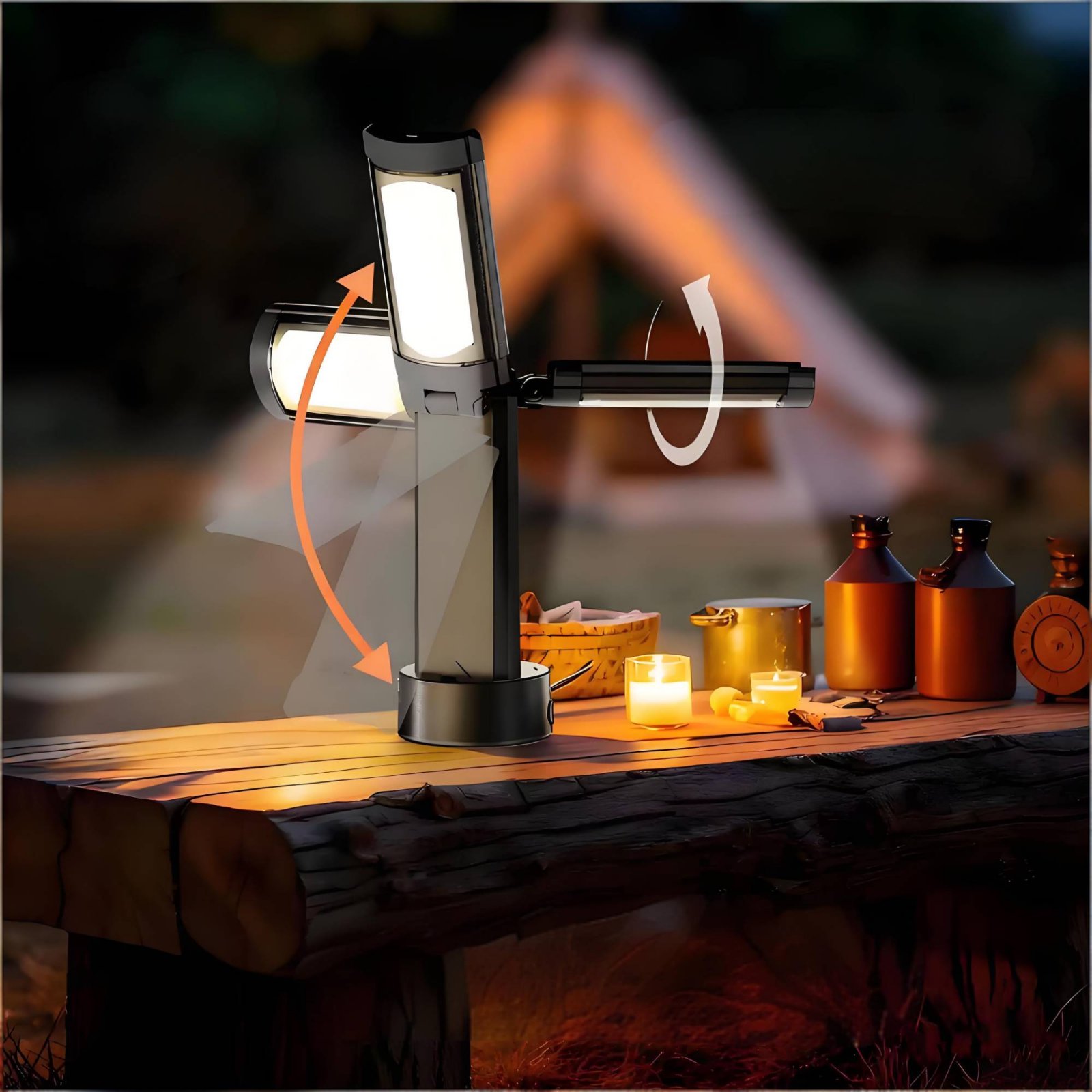 Telescopic Tent Lamp Adjustabl - Outdoor Camping Tent のレビューと価格