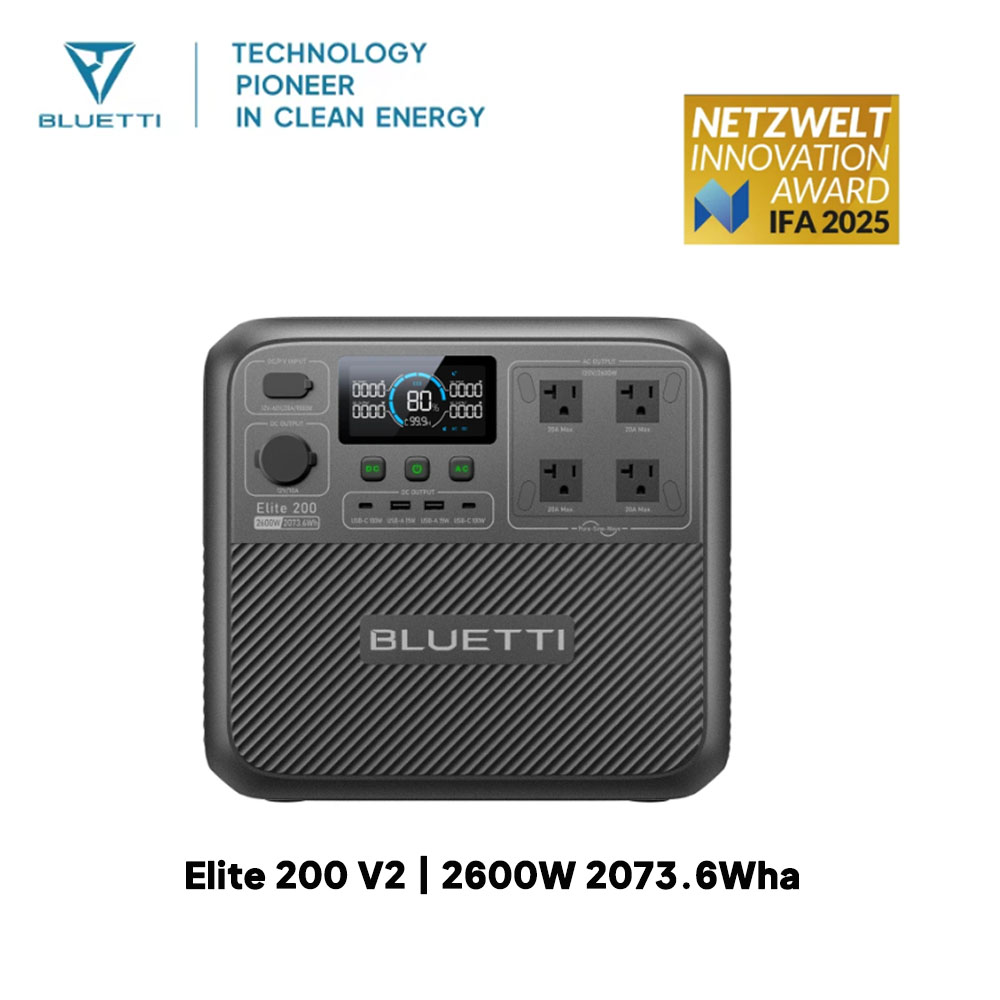 【Renew】BLUETTI Elite 200 V2 Po - Outdoor Camping Kit のレビューと価格